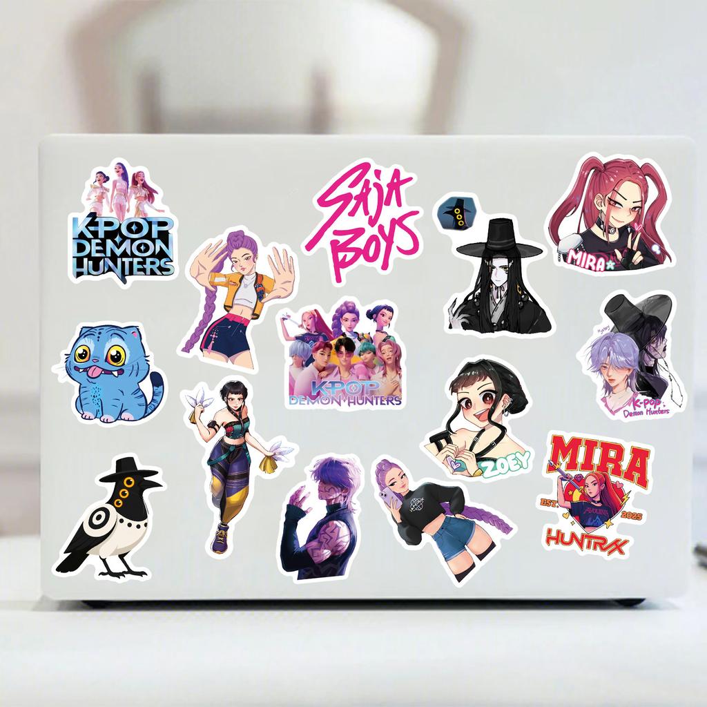 50PCS Anime Peripheral Stickers Korean Anime Phone Waterproof Stickers