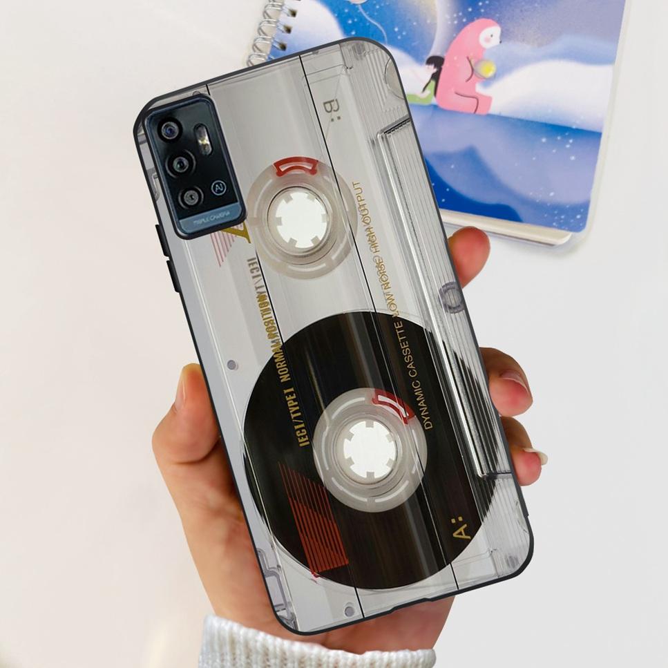 For ZTE Blade A71 6.52" Case Cartoon Dinosaur Football TPU Soft Silicone Cover For ZTE Blade A71 2021 A7030 Phone Cases Fundas