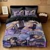 Ariana Grande Bedding Quilt Set Quilt Cover Pillowcase Home Decoration Birthday Gift (1 * duvet cover + 2 * pillowcase, without core)