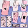 Pink Cat Skull Sorceress Witch Case For Oppo A18 A38 A58 A78 A98 A40 A60 A80 A16 A76 A96 A15 A17 A77 A74 A94 A54 A57S Cover