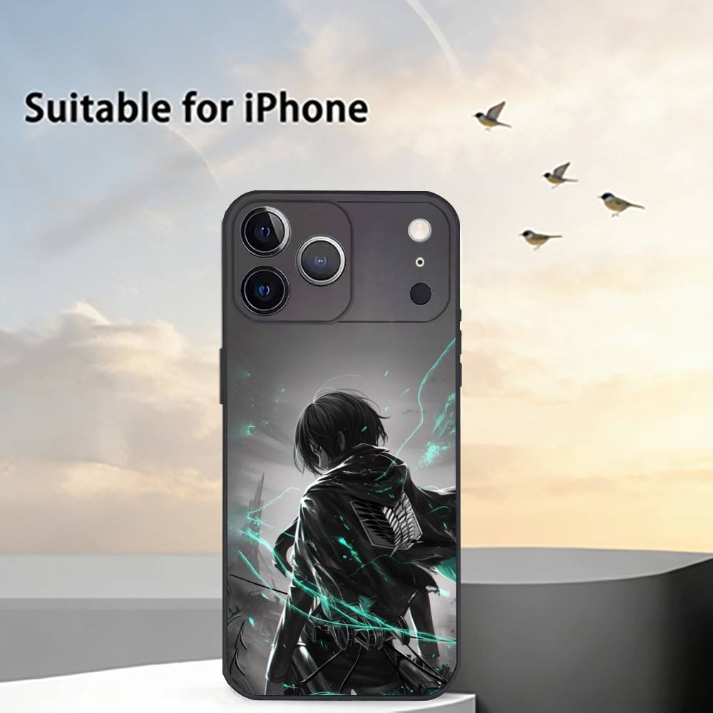 A-Attack on T-Titan Mikasa Phone Case Silicone Soft For IPhone 17 16 15 14 13 12 11 X XR Plus Pro Max Plus