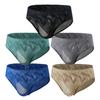 Men's 3D Contoured Low-Rise Briefs with Elastic Lace