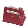 Women's Wallet with Keychain Strap Card Holder Coin Zip Pocket Ins Style Short Bifold Purse