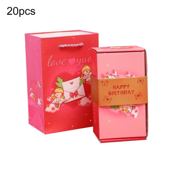 Pop-Up Gift Box Set Surprise Money Gift Box Cash Explosion Box Folding Pop-Up Explosion Gift Box for Christmas Birthday Celebration