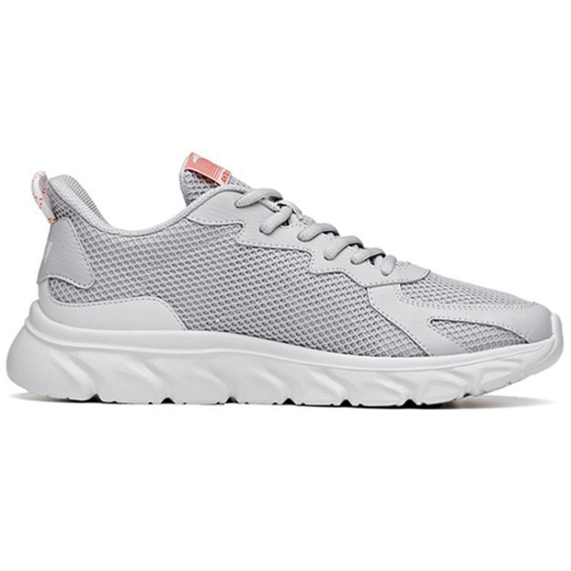 Anta Cushioning, Abrasion Resistant, Breathable, Lightweight Low Top Casual Shoes Men's Gray Sneakers 912125570-1