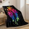 Golf Players Ombre Art Blanket bedroom Blanket for Livingroom Couch lunch break Soft throw for Friend's festival Gift