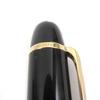 Great MONTBLANC fountain pen Meisterstck 145 Pix Classic Chopin Black gold 14K mens Used