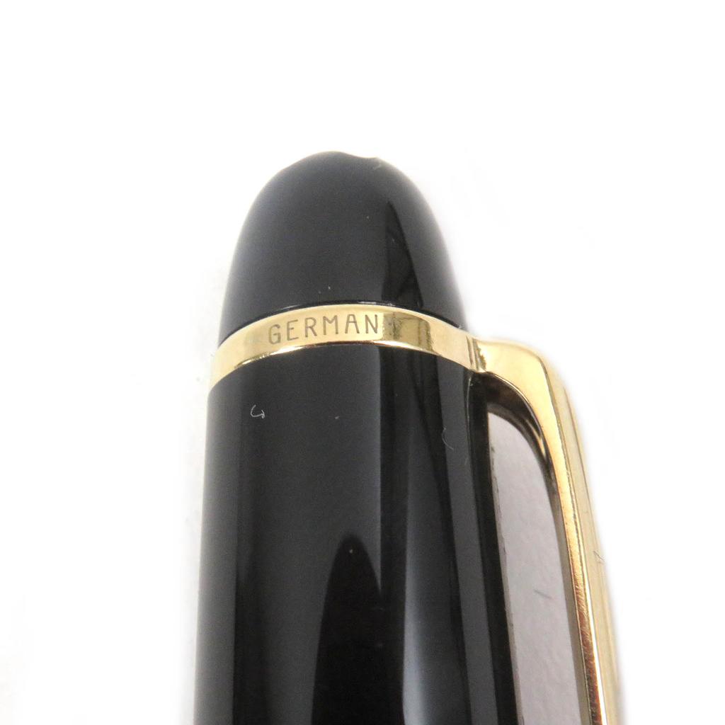 Great MONTBLANC fountain pen Meisterstck 145 Pix Classic Chopin Black gold 14K mens Used