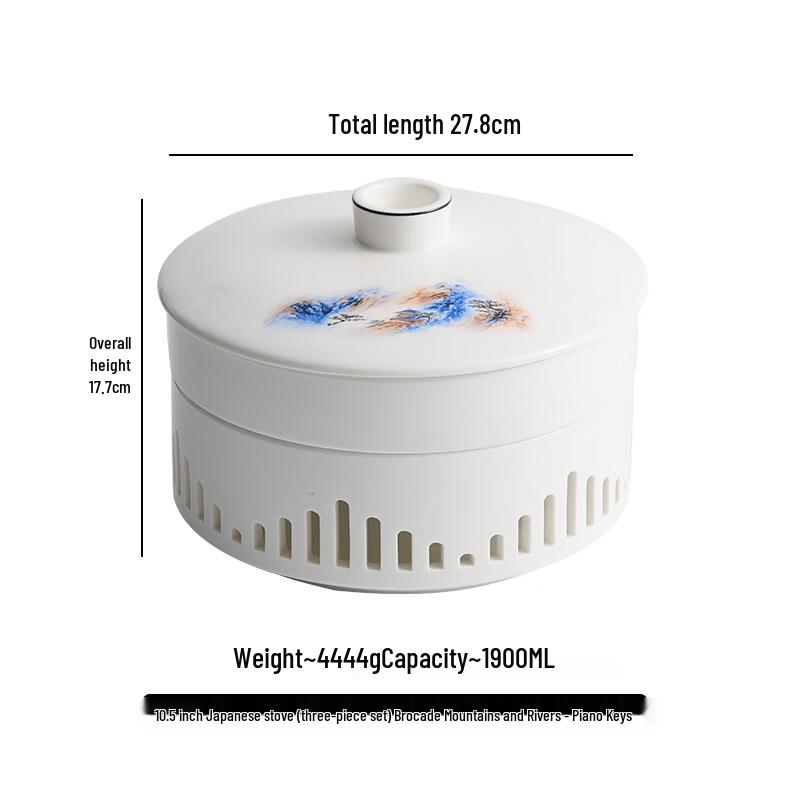 Ceramic Candle Heated Food Warmer Plate