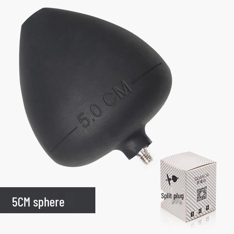 Samantha Silicone Detachable Split Butt Plug with Pull Beads for Adult Self-Stimulation and Shared Use