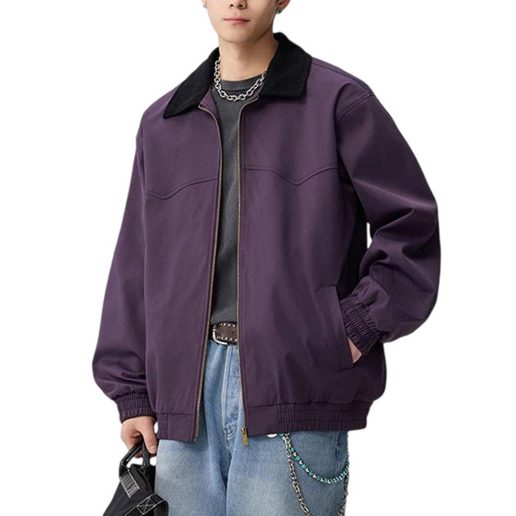 Men's Solid Color Camouflage Outdoor Sports Jacket Men's Pocket Button Casual Jacket