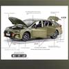 Simulation 1:24 Scale Trumpchi EMPOW Alloy Car Sound and light Collection Kids Toy Birthday Gift Diecast Toy Vehicles Home Decor