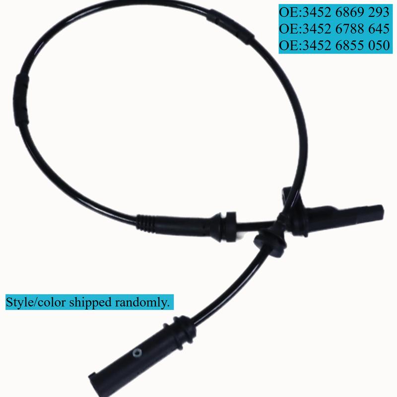 Rear Driver/Passenger Side ABS Wheel Speed Sensor For BMW X3 F25 2009-2017, X4 F26 2013-2018 34526869293 34526788645 34526855050