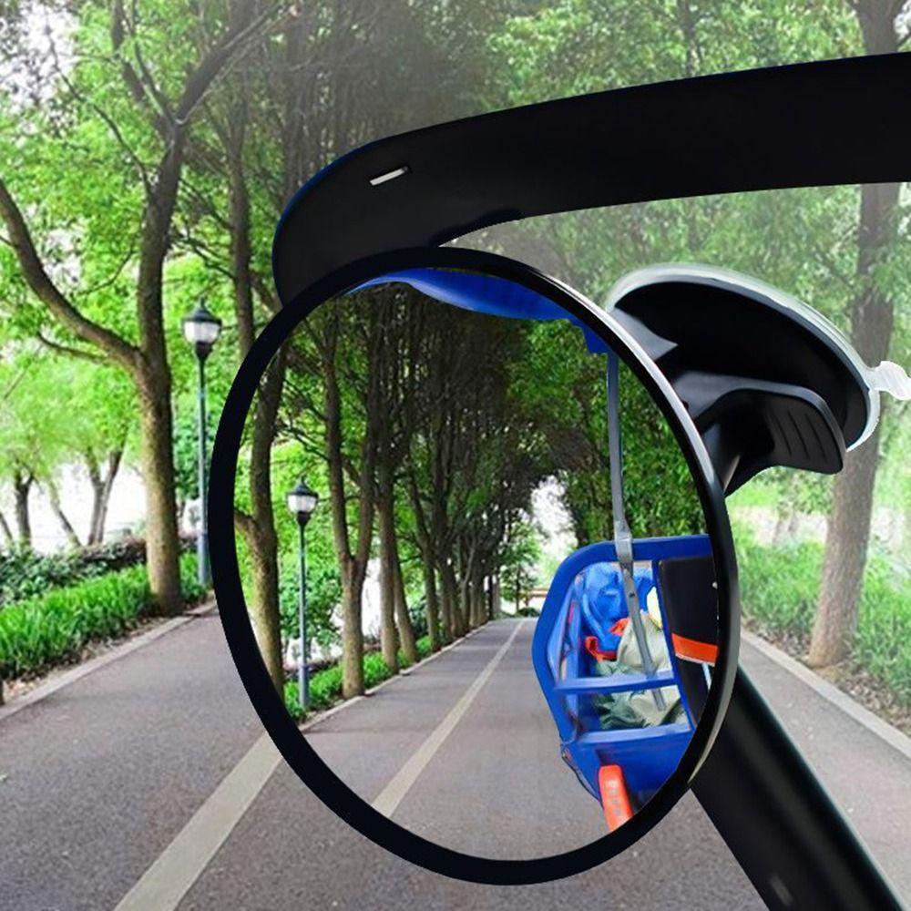 360 Degree Rotation Blind Spot Mirror 11/12.5cm Rearview Convex Mirror Parking Assistance