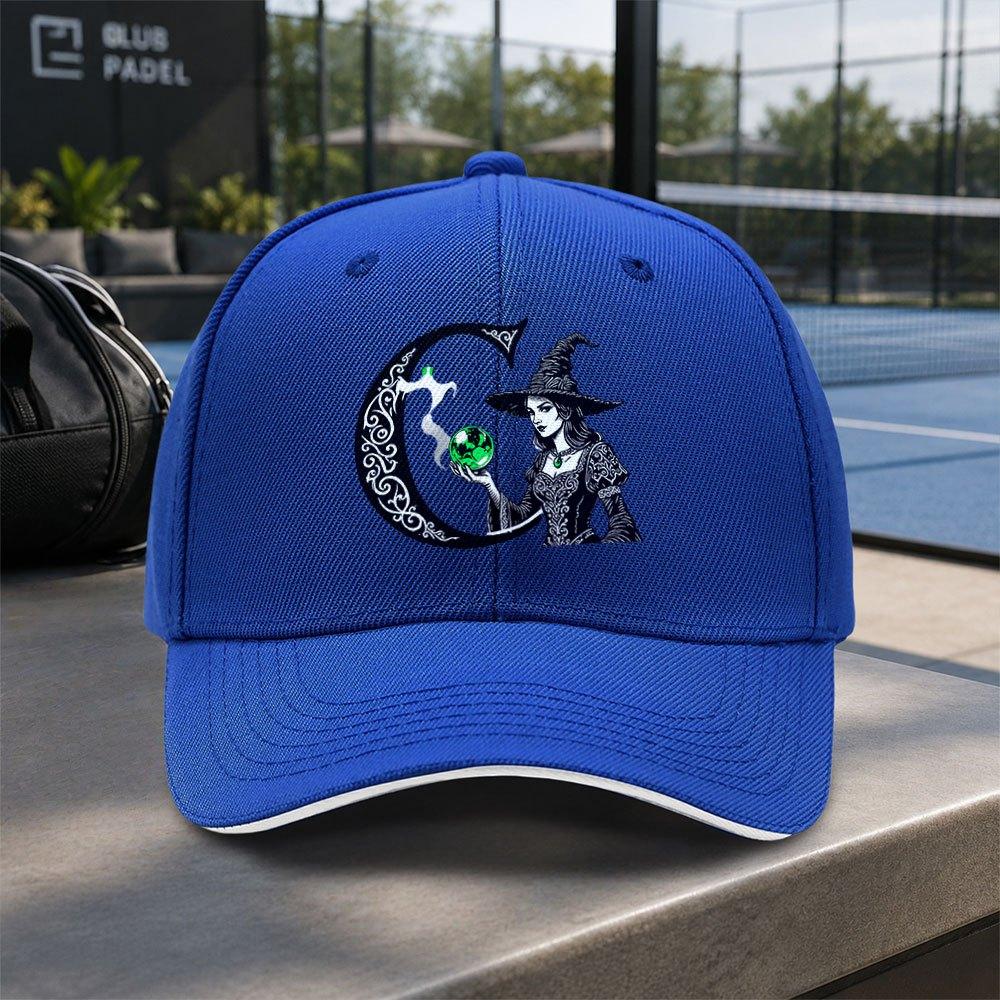 Witch Crystal Ball Pattern Adjustable Baseball Cap for Halloween Unisex Lightweight Outdoor Hat for Weddings  Parties