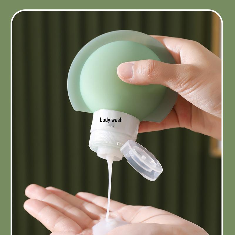 Travel Bottles Set: Shampoo, Shower Gel, Lotion, Skincare, and Makeup Remover – Portable and Refillable.