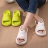 Women Spring Summer Large Size Soft Thick Bottom Indoor Slippers Casual Bear Solid Color Anti Slip Bathroom Slippers 36-45