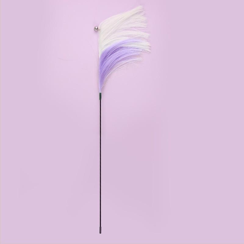 Katzenspielzeug: Raupen-Glocken-Teaser-Stab zur Selbstbeschäftigung und zum Backenzahnabrieb