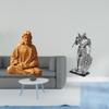 Sacred Heart Jesus Knight Resin Figurine Abstract Nordic Art Collectible Statue Ornament for Hallway