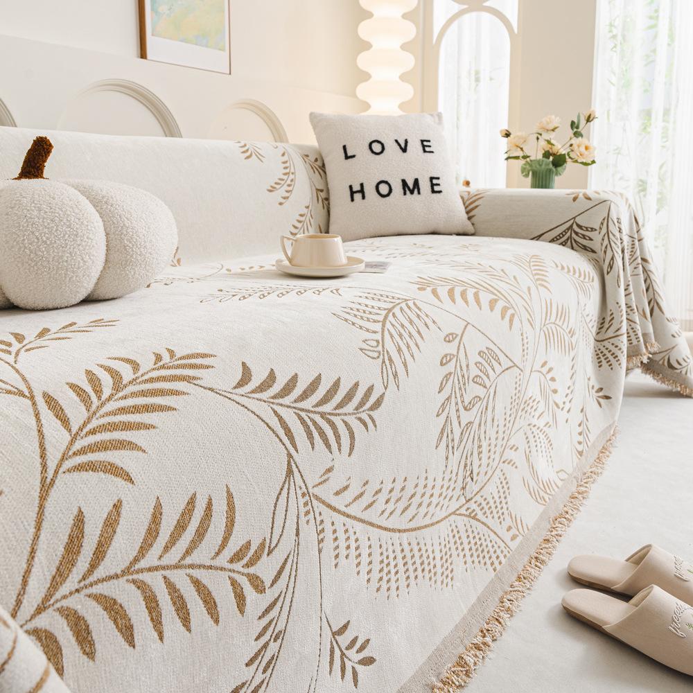 Universal Sofa Cover Towel All-Inclusive Four Seasons Pastoral Slipcover Household Protective Cover 180X130