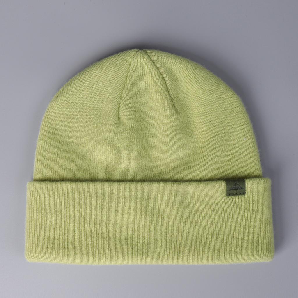 Pure Wool Knitted Hat  Versatile  Casual  Outdoor  Simple Style Woolen Hat  Fashionable Solid Color Cold Hat  Trendy