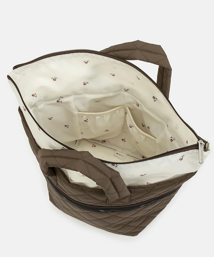 Official Tote Bag MEDIUM MULTI Toffee Brown Quilt [LeSportsac] TOTE/1605 Women's