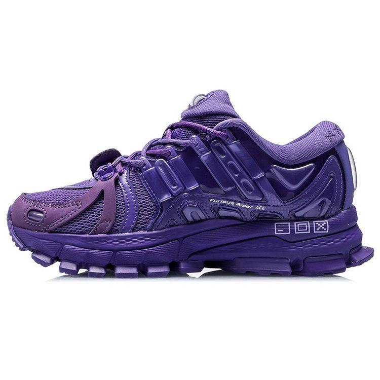 Li Ning Furious Rider ACE 1.5 Comfortable And Trendy Low top Casual Shoes Women's Purple ARZP014-18