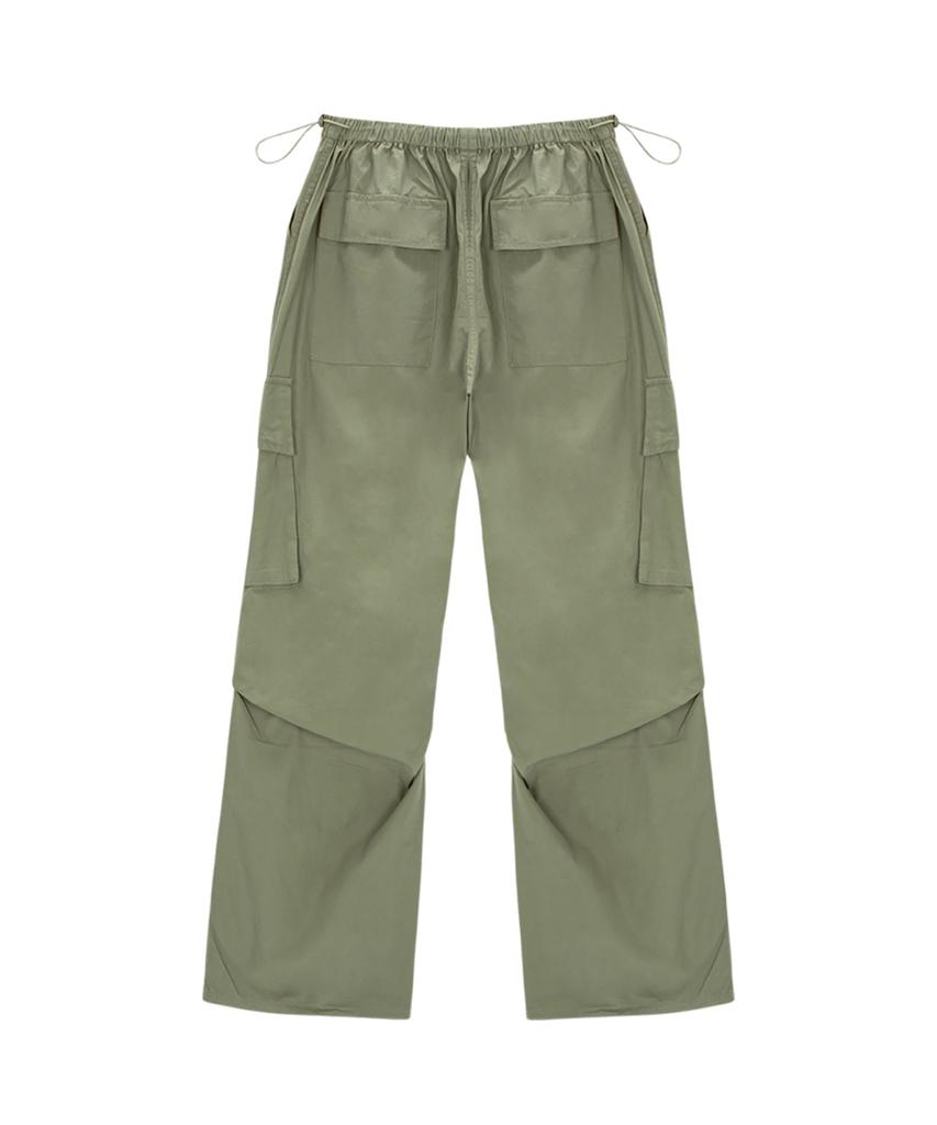 ASIF CALIE Parachute Cargo Pants Khaki