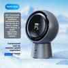5000mAh Bladeless Wireless Table Fan Rechargeable Portable Fan 5 Wind Speeds Mini Desktop Fans For Bedroom Home Office Camping