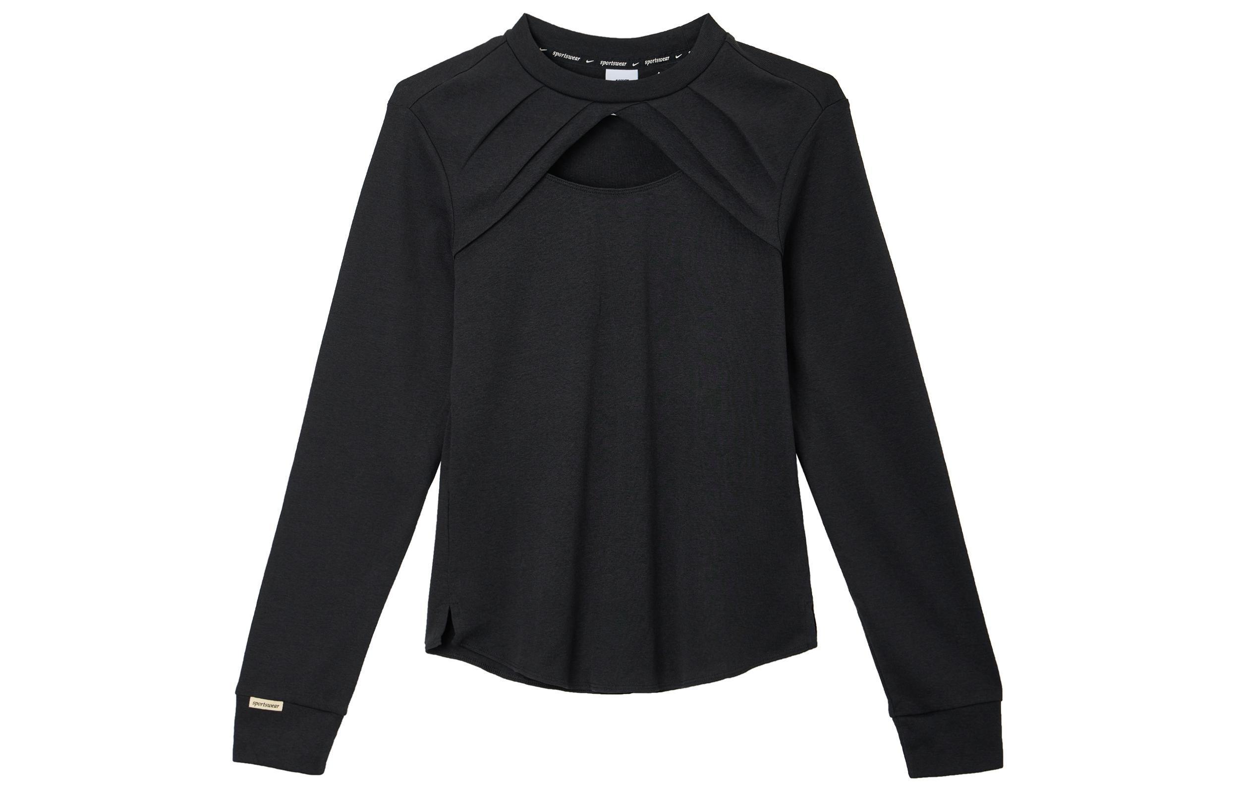 Nike Set in Sleeve T Shirt Women s Black DV8215-010 S