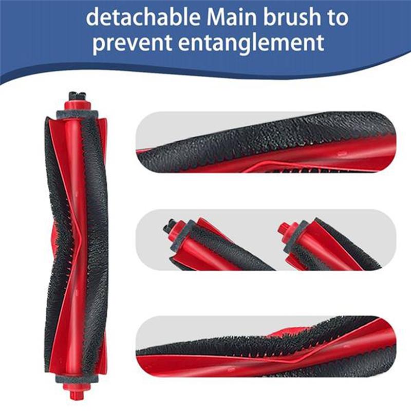 A78E-25 Pcs For Roborock Q10 S5/Q10 S5+/Q10 X5/Q10 X5+ Sweeping Machine Accessories Main Side Brush Mop Filter Dust Bags