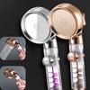 3 Modes High Pressure Shower Head Water Saving Showerhead with Stop Button Eco Filter Shower Head Bathroom Accessories