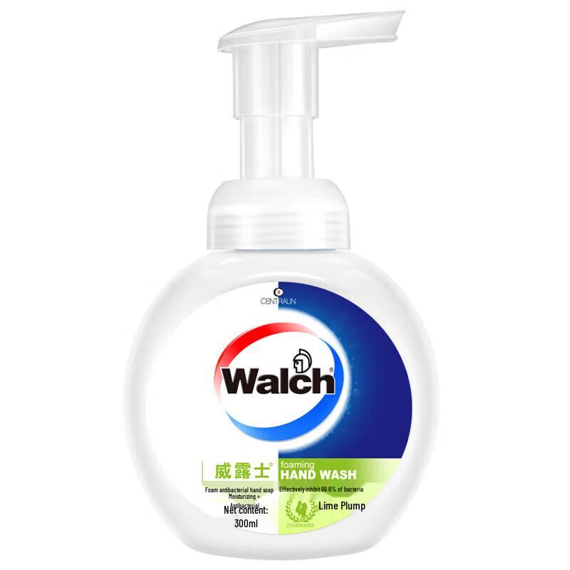 Walch Foaming Antibacterial Hand Wash - Lime Moist (4 x 300ml)