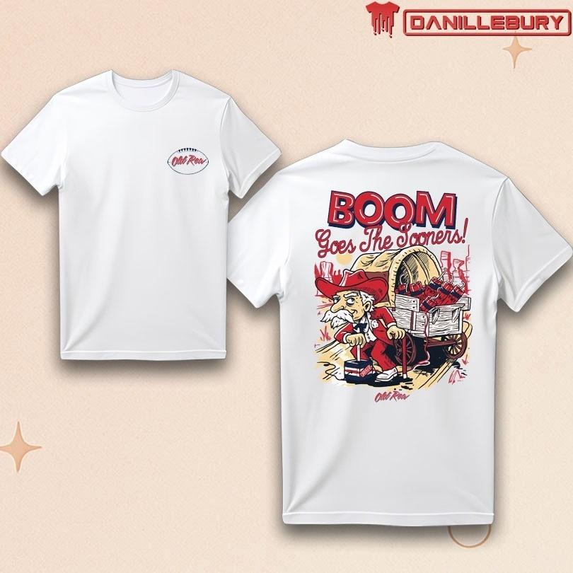 

Boom Goes The Sooners 2025 Men Women Unisex T-Shirt S
