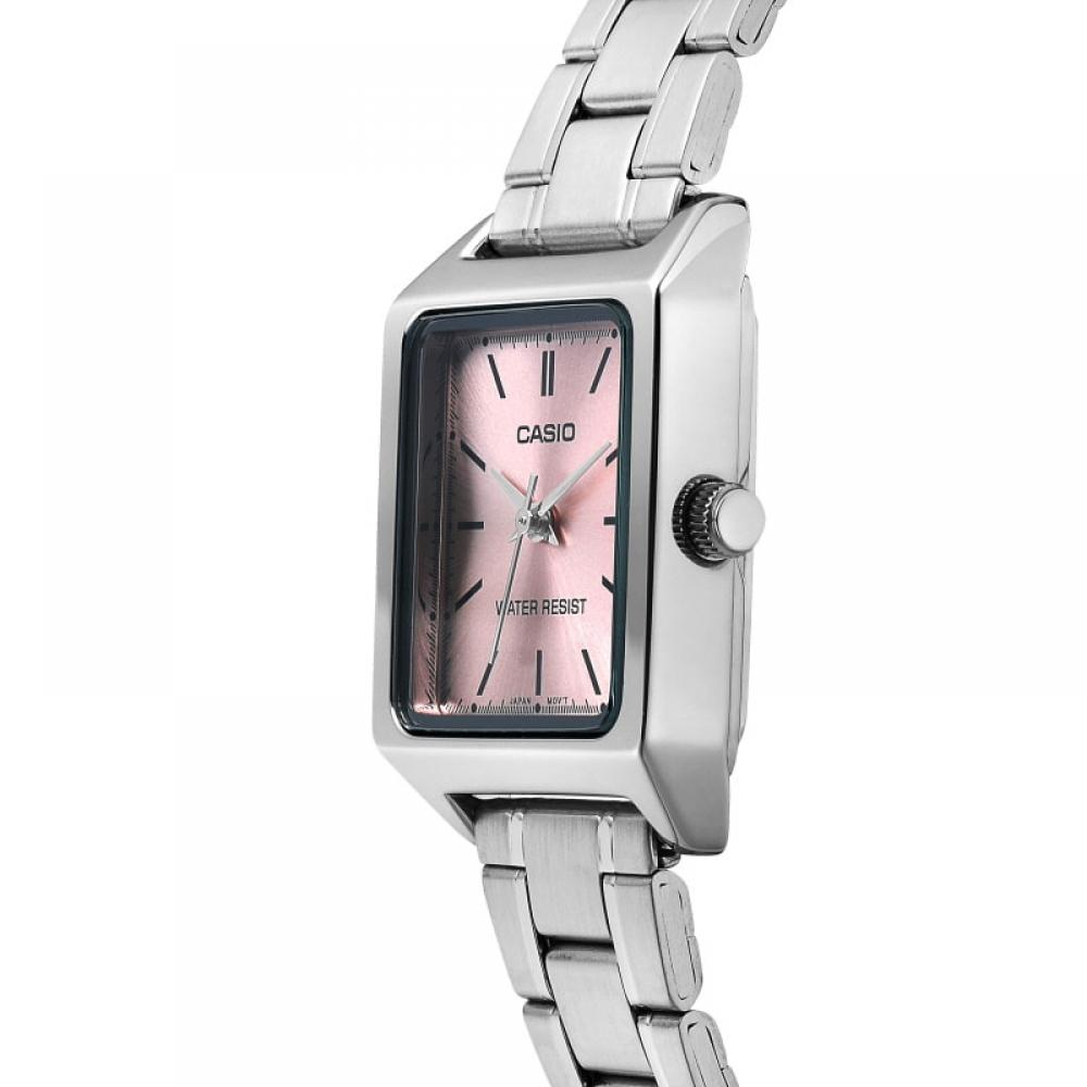 Casio Ltp V007d 4eudf  Ltp V007d 4e  Analog Square Sat Student Women S Metal Watch