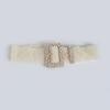 Senior Sense of Women's Waist Chain Heavy Industry Pearl Women's Waist Chain Elegant and Beautiful Wide Belt Beaded White Bridal Belt