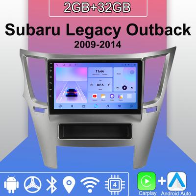 Android Carplay Car Radio For Subaru Legacy Outback 2009-2014 Multimedia Player Head Unit Stereo GPS Navigation BT WIFI 2+32GB