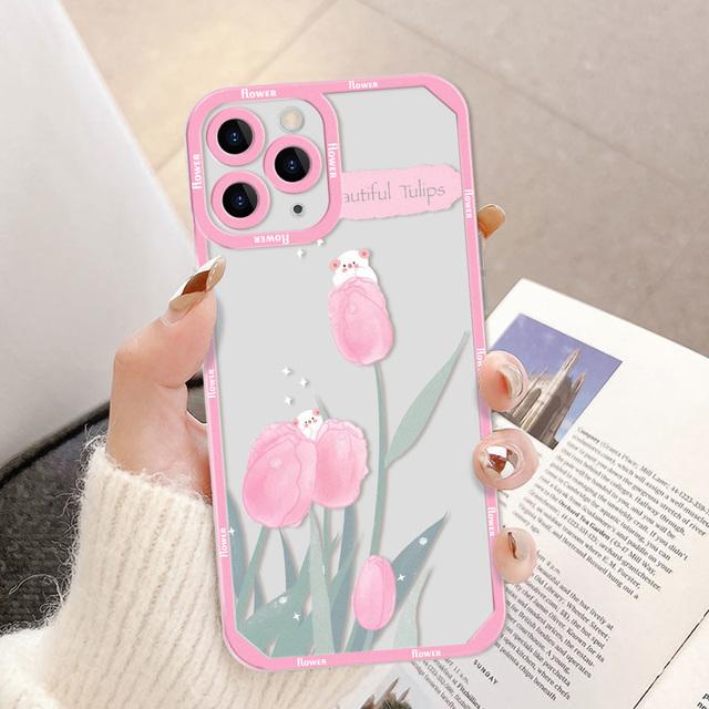 Custodia Dipinta a Cuore Ins Love Per Custodie Iphone 14 Silicone Funda Iphone 11 12 13 Pro Max 7 Plus 8 X Xs Max Se 2022 Xr Cover Coque