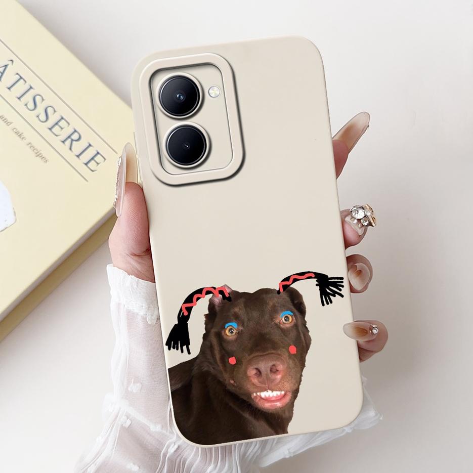 For Realme 10 4G Case RMX3630 Cute Panda Cartoon Cover Soft TPU Phone Case For Realme 10 Pro Plus Pro+ Realme10 5G Fundas Bumper