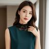 Elegant Mesh Base Layer Top Gauzy Detachable False Collar Fake Lace Floral Collar  Casual