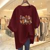 Korean Style Women's Summer Cartoon Casual Loose T-Shirt