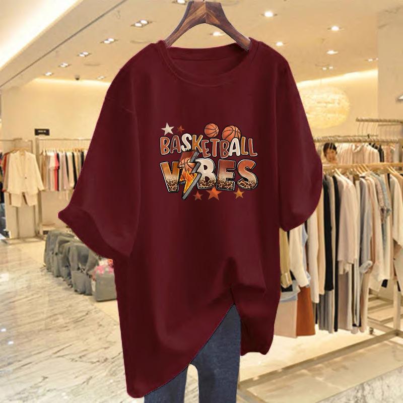 Korean Style Women's Summer Cartoon Casual Loose T-Shirt