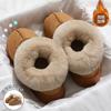 Fleece thickened cotton shoes winter wear high-top new warm snow boots plush cotton mop