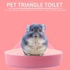 ABBY- Toilet Litter Tray,Small Animal Toilet Corner Potty, Pet Litter Trays Corner For , Hamster