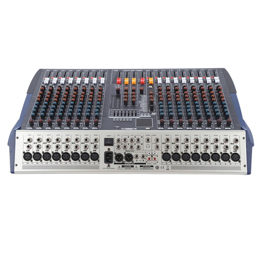 Sound Board Console 16 Channel Desk System Interface Mixing Console Desk System Interface