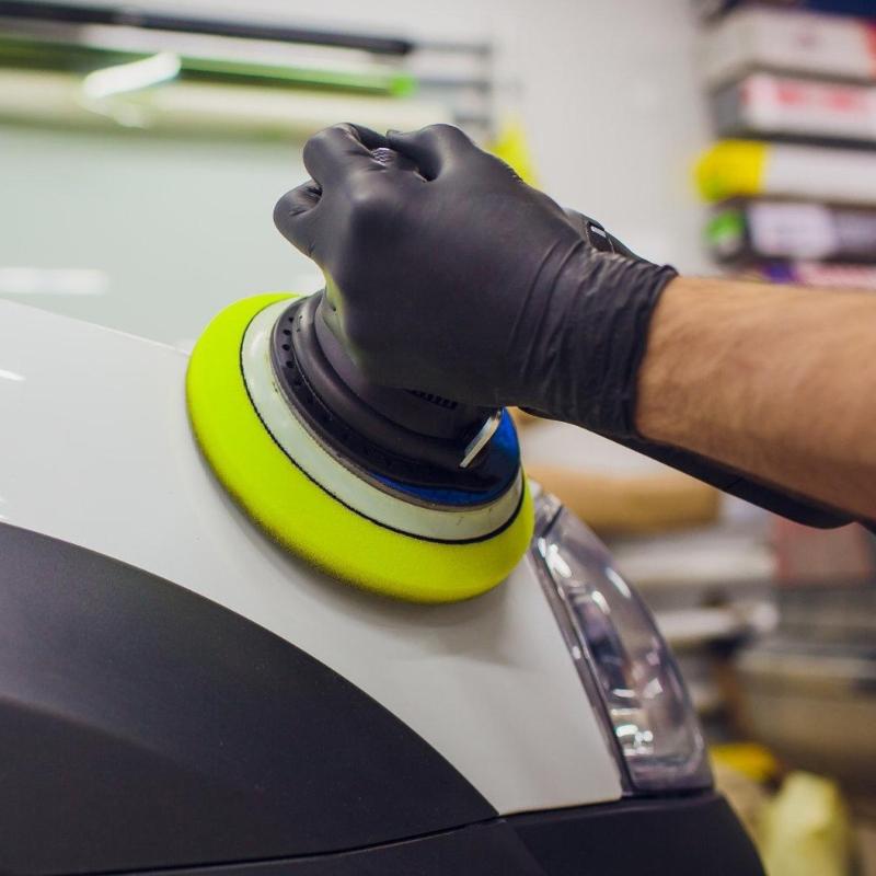 Sanding Pad Flocking Sandpaper Disc With Universal Adhesive Backing Pad For Stone Grinding And Polishing Tasks