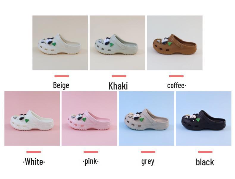 Cartoon Shoe Flower Accessories for Kids' Cute Clogs