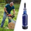 Chainsaw Guide Bar Grease Gun Hand Push Oiler Transparent Lubrication Pen for Chain Saw Nose Plate Maintenance Hand Tools