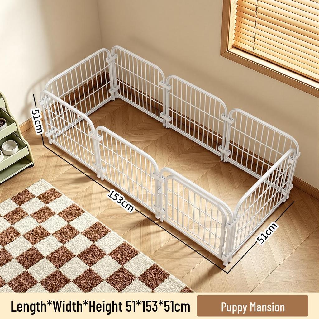 Adjustable Indoor Dog Cage and Fence for Small, Medium, and Large Dogs