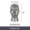 Multifunctional Display Mannequin Head for Spray Paint Hat, Bow Tie, Glasses, and Mask Props